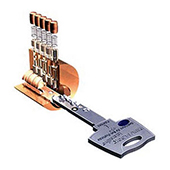 Internal veiw of a high security lock from Locksmith New Jersy NJ Locksmith